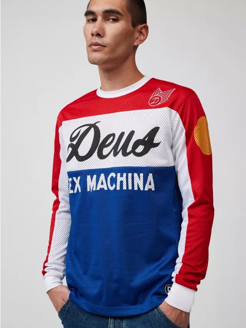 Deus Ex Machina Saber Moto Jersey in the Tri-Colourway - Size XS - Picture 9 of 9